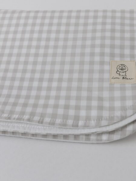 muestra - Mantita vichy gris